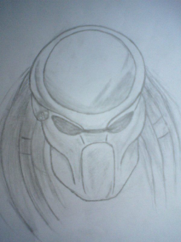 Predator Mask Drawing At Getdrawings Free Download