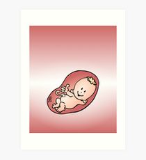 210x230 Pregnancy Drawing Art Prints Redbubble