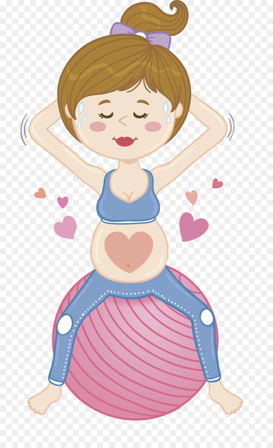 900x1480 Pregnancy Cartoon Drawing Woman U5b55u5987