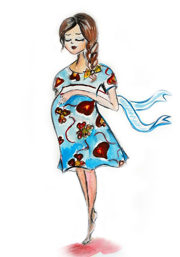 596x853 Looking Pretty Even In The Delivery Room Girl Illustrations