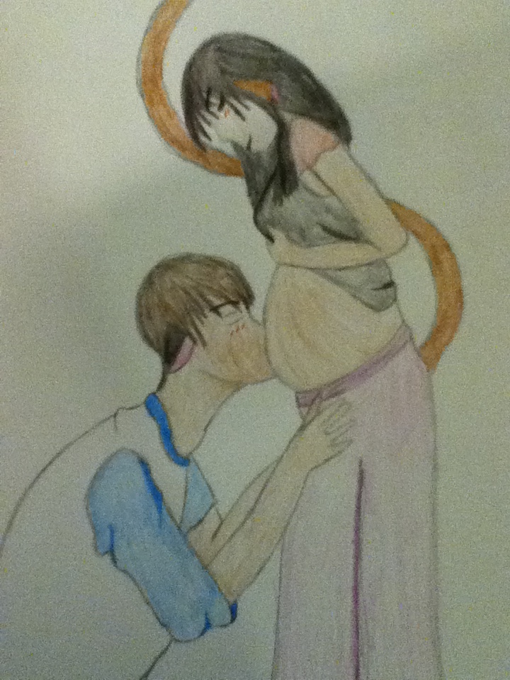 720x960 Pregnant Anime Girl By Merandjwm