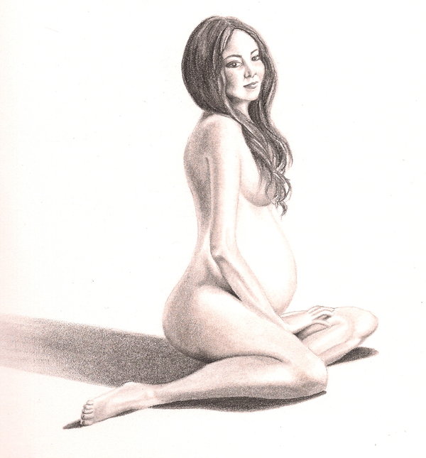 600x645 Pregnant Woman By Hakuna Matata