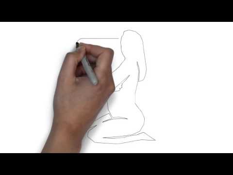 480x360 How To Draw Pregnant Woman Kneeling Holding Still