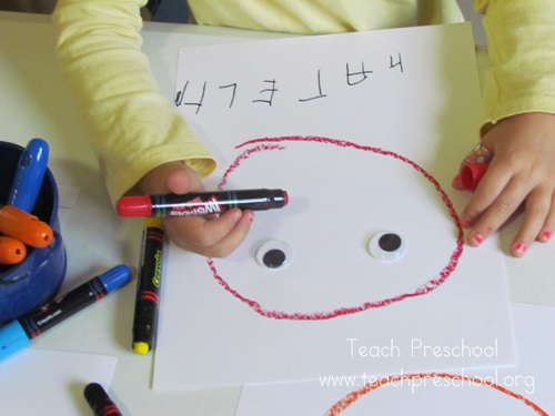 500x375 I Can See Drawing The Five Senses Teach Preschool