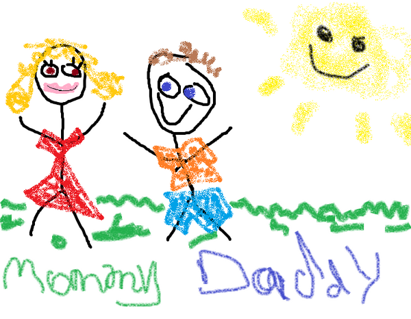 600x466 Kevin Talks About His Finger Painting In Preschool