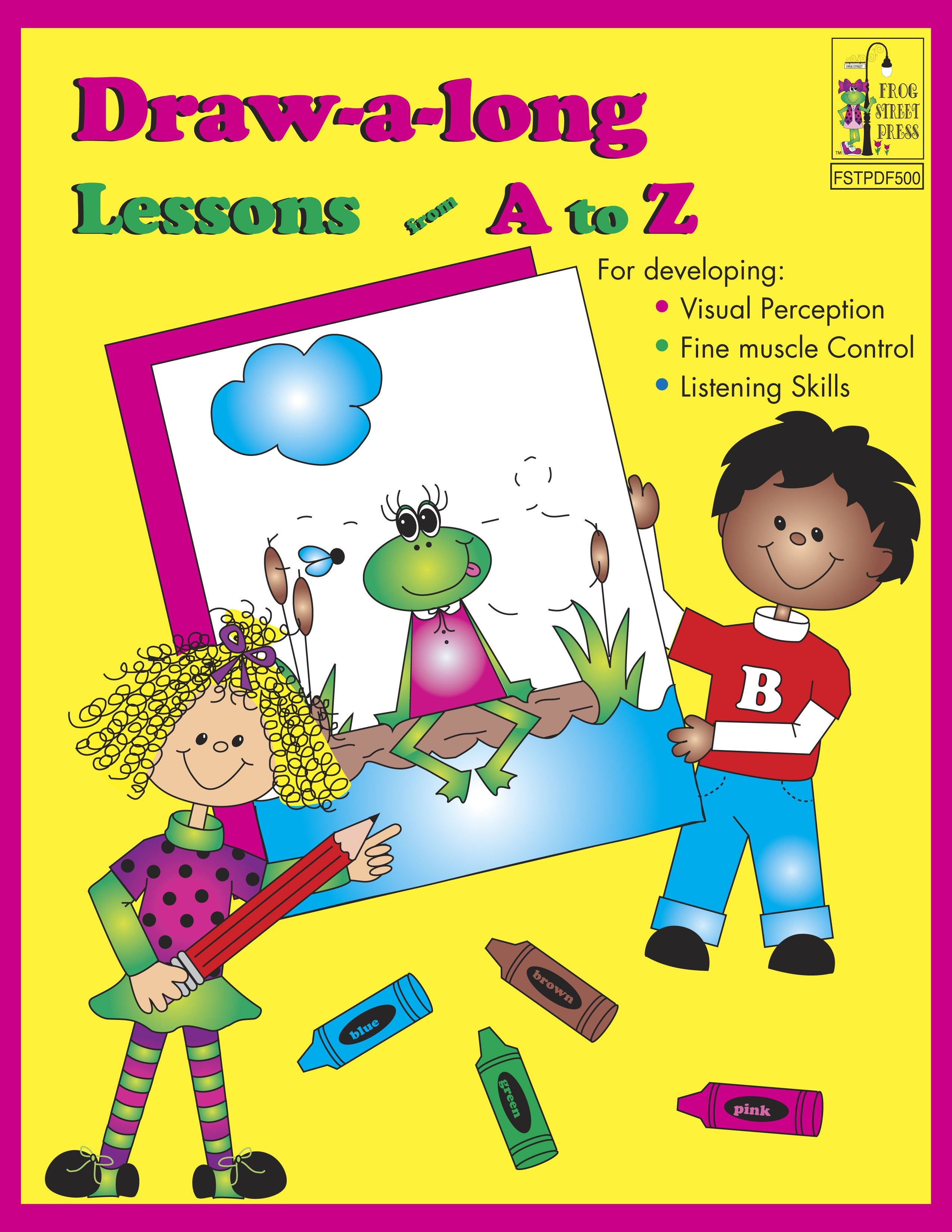 2550x3300 Draw A Long Lesson A Z Pdf (129 Pgs)