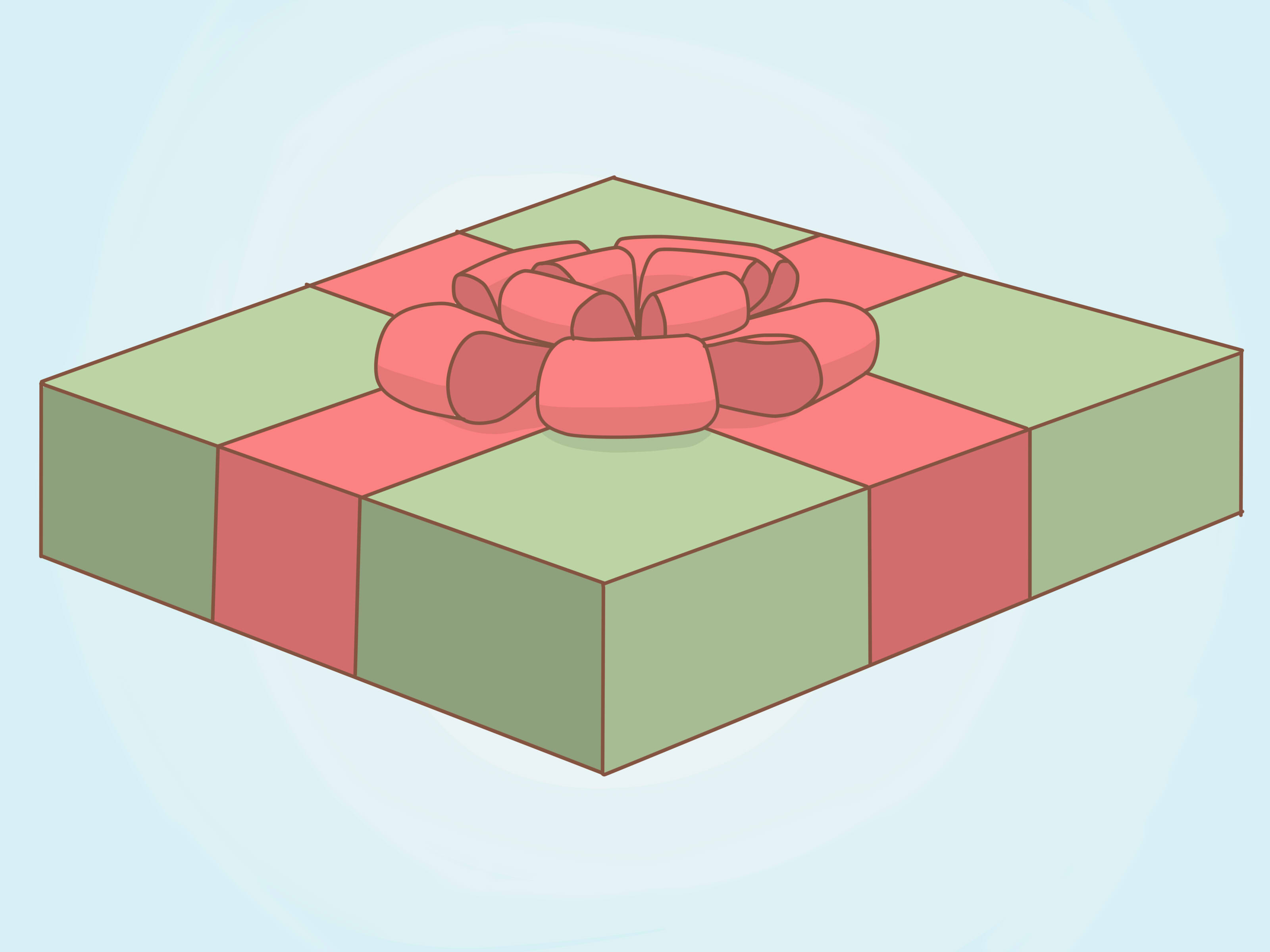 3200x2400 How To Draw A Christmas Present 6 Steps (With Pictures)