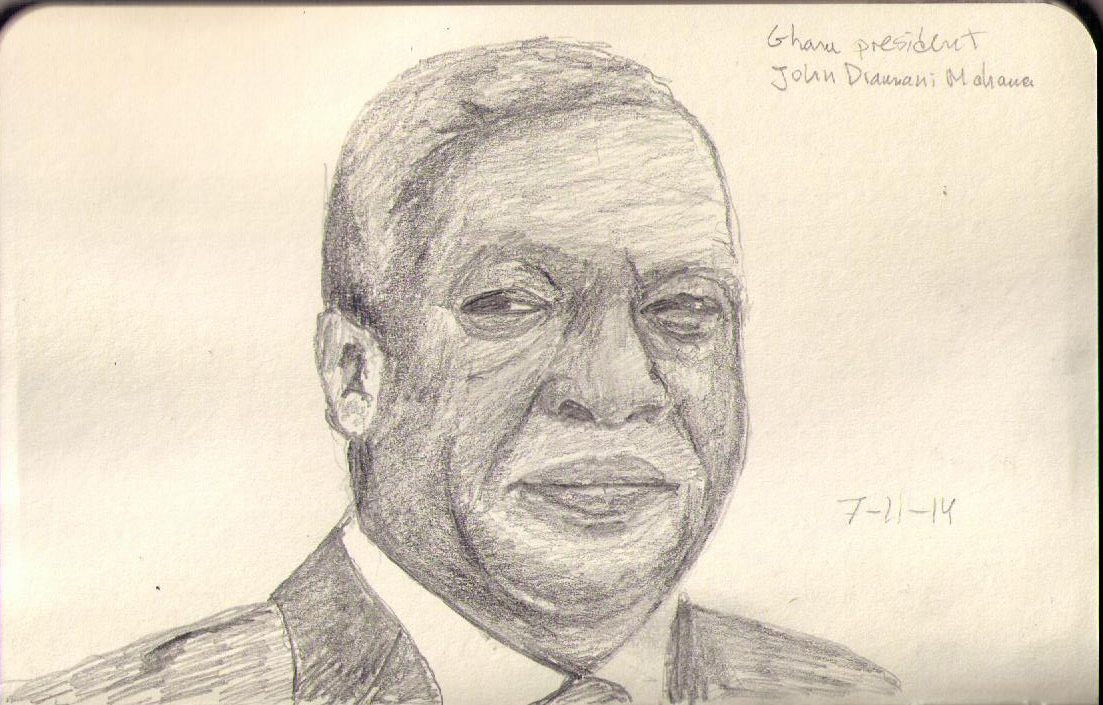 1103x705 145 Portrait Of John Dramani Mahama, The President Of Ghana One