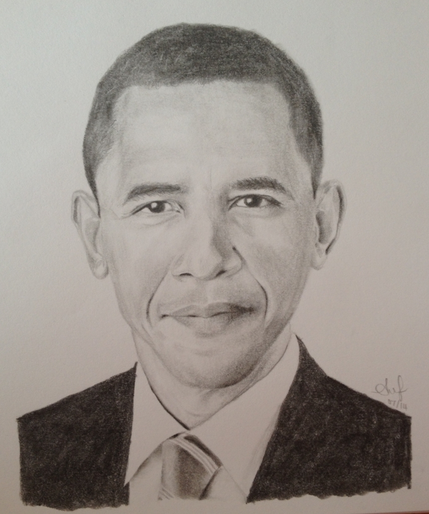 856x1024 Pencil Drawing Of Obama Pencil Portrait Barack Obama Alana Jean39s