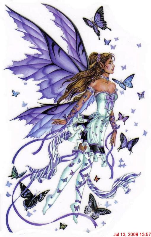 510x800 Lavender Fairy Amp Butterflys Fairies Pretty