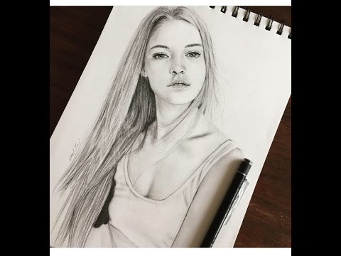480x360 How To Draw A Pretty Girl (Drawing Time Lapse)