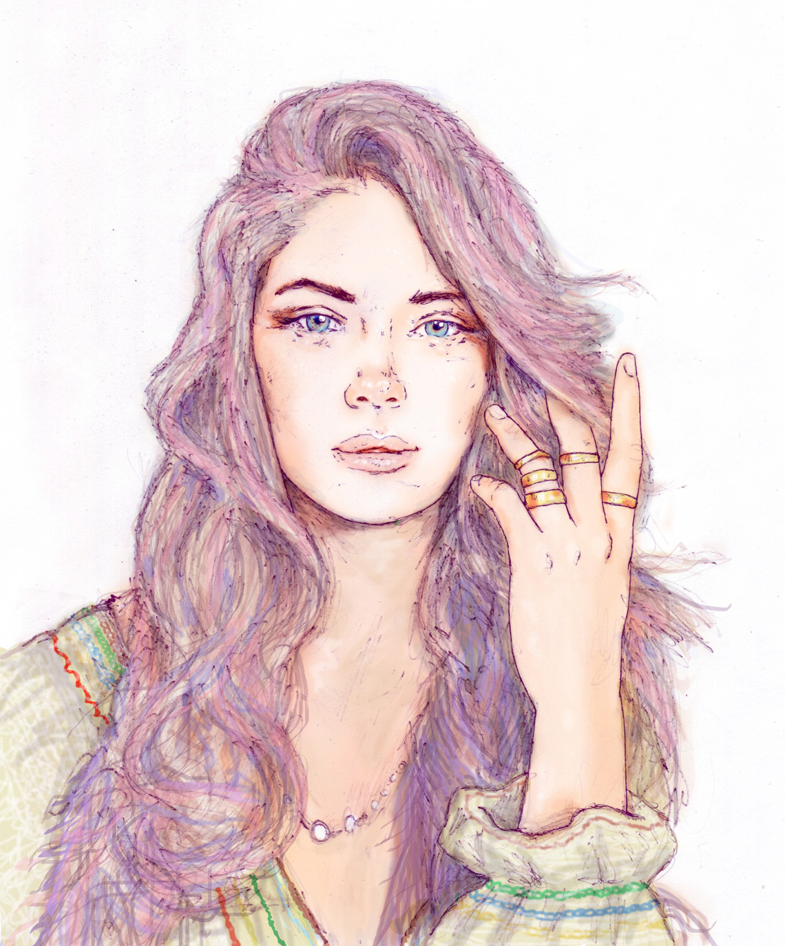 1140x1374 Realistic Drawing Of Girl Pretty Girl Realistic Drawing Drawing