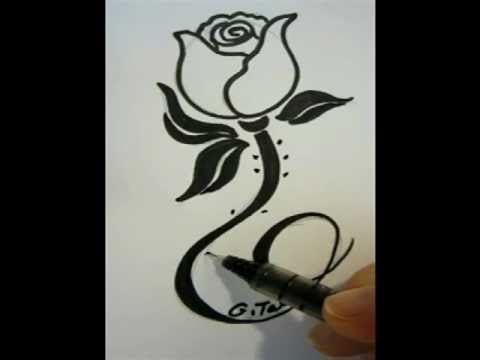 480x360 How To Draw A Pretty Rose
