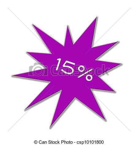 450x470 Price Tag 15 Percent. Illustration Of A Price Tag With Stock