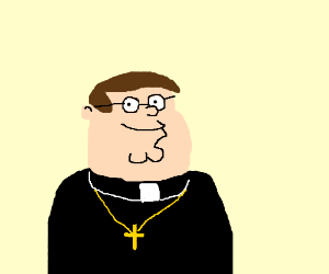 300x250 Peter Griffin Is A Priest.