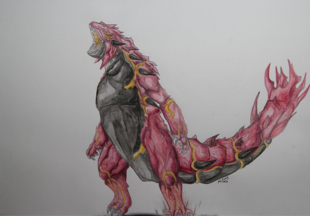 1071x746 Realistic Primal Groudon By Alzoks