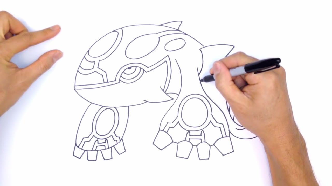 1280x720 How To Draw Primal Kyogre (Pokemon) Kids Art Lesson