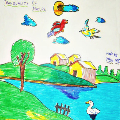 400x400 Family Drawing