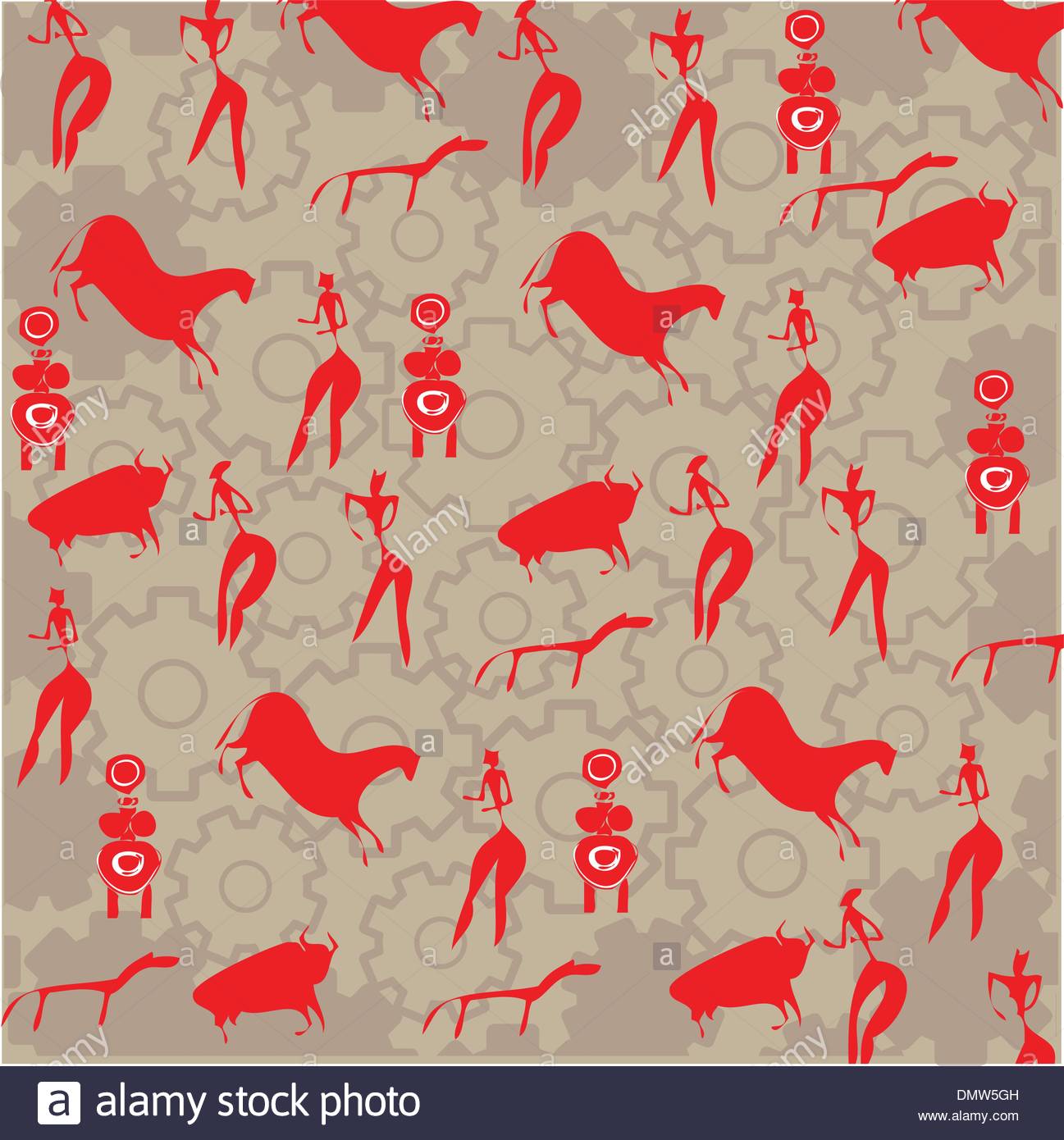 1297x1390 Primitive Drawing Background Stock Vector Art Amp Illustration