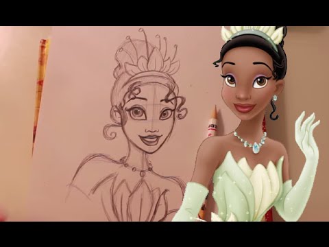 480x360 How To Draw Tiana From Disney's Princess And The Frog