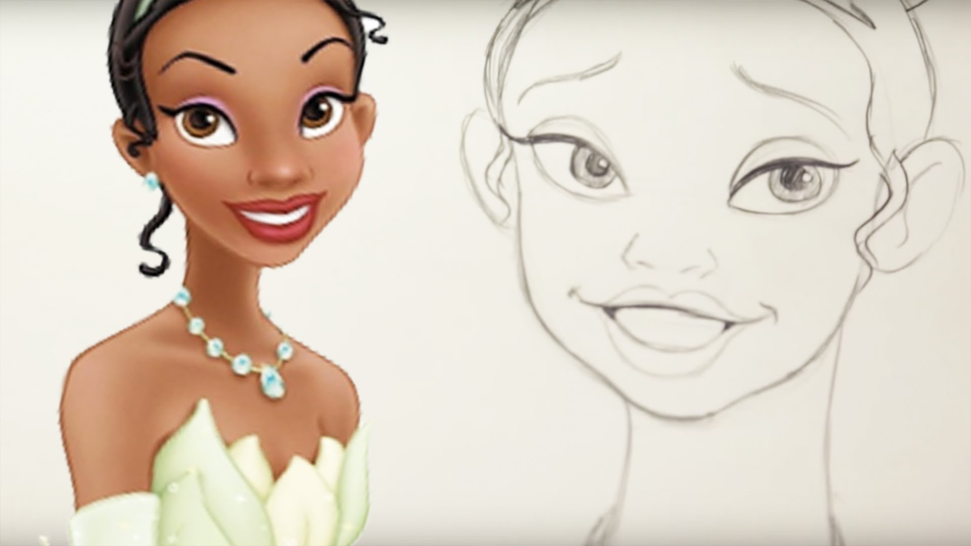 1920x1080 How To Draw Tiana From The Princess And The Frog