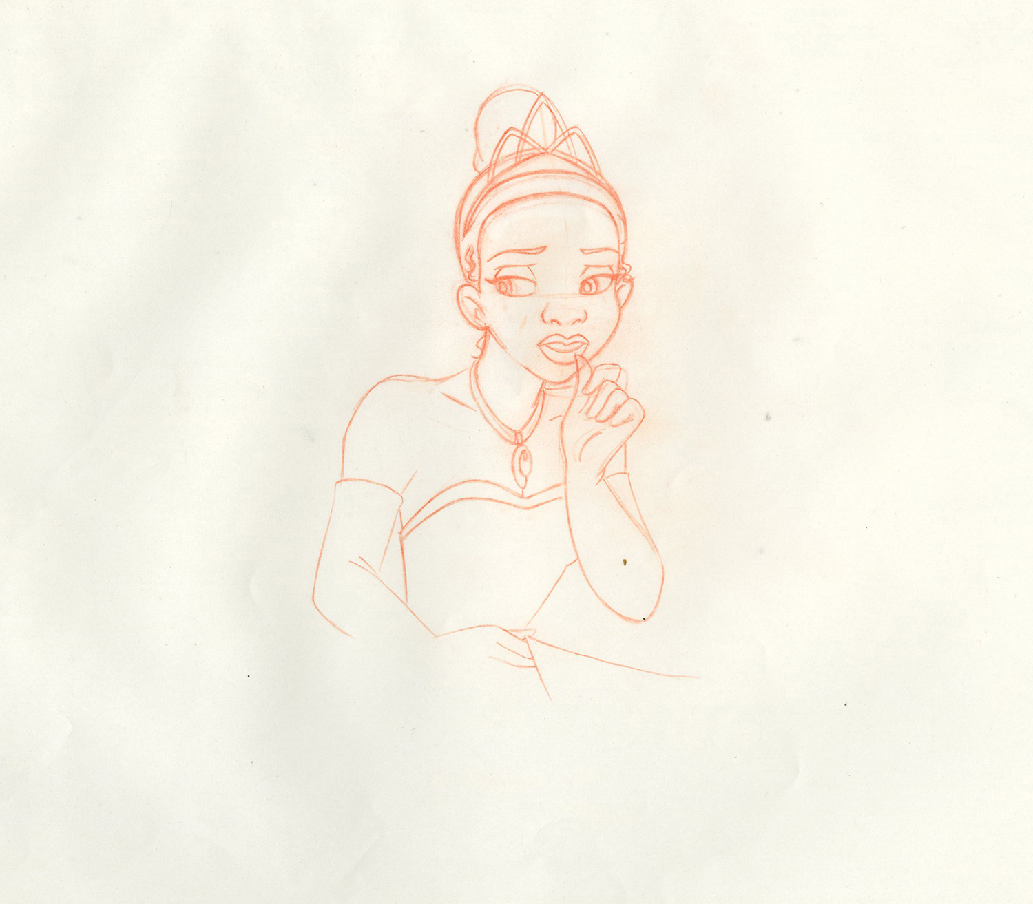 1500x1313 Princess And The Frog Production Drawing