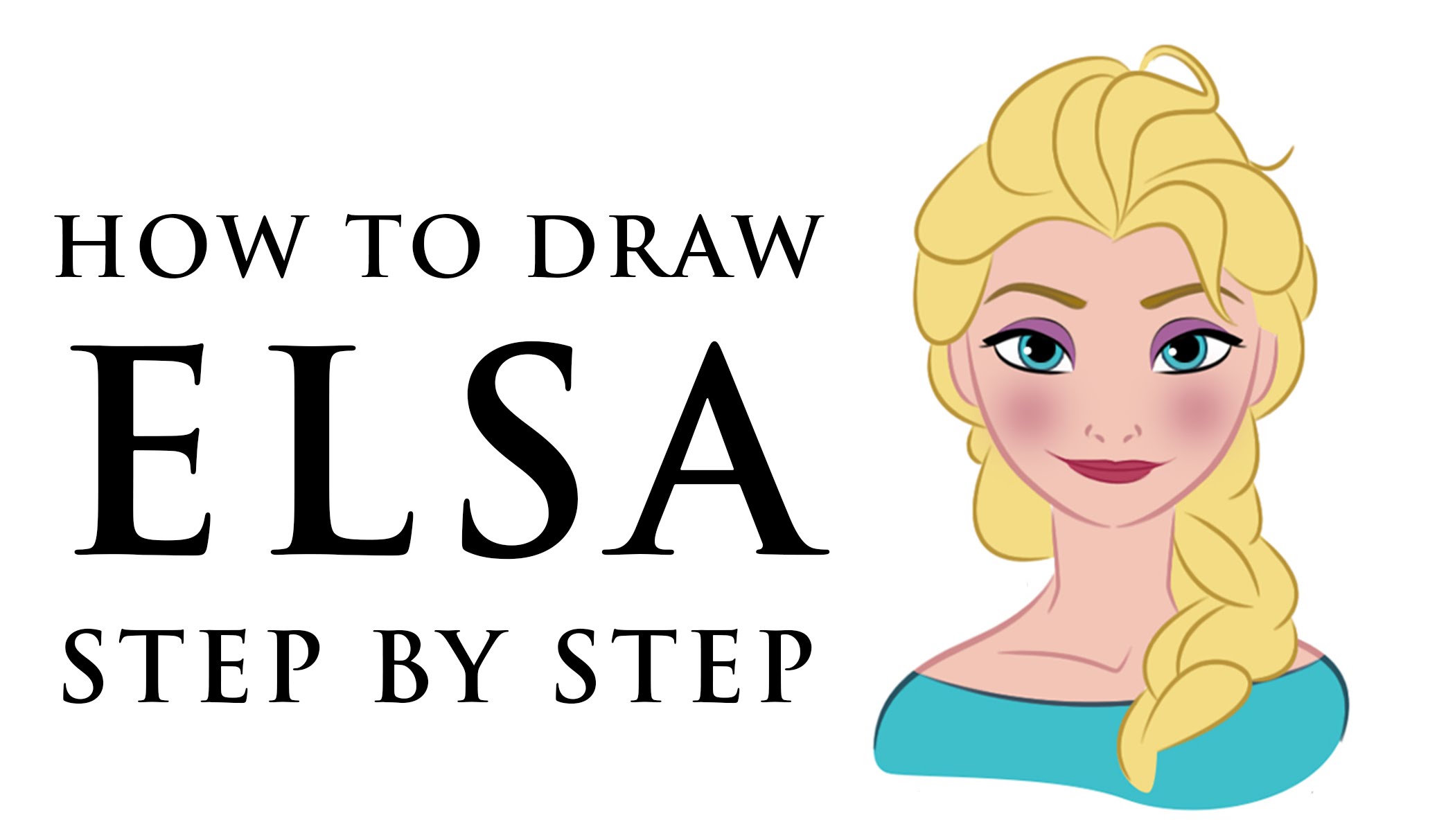 2100x1213 How To Draw Elsa Disney Princess Characters Beginners And