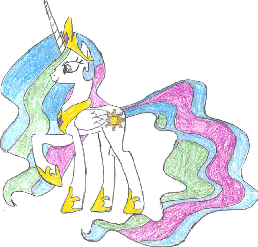 900x860 Hand Drawn Princess Celestia By Djak 47