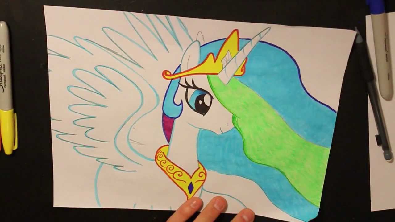 1280x720 How To Draw Princess Celestia
