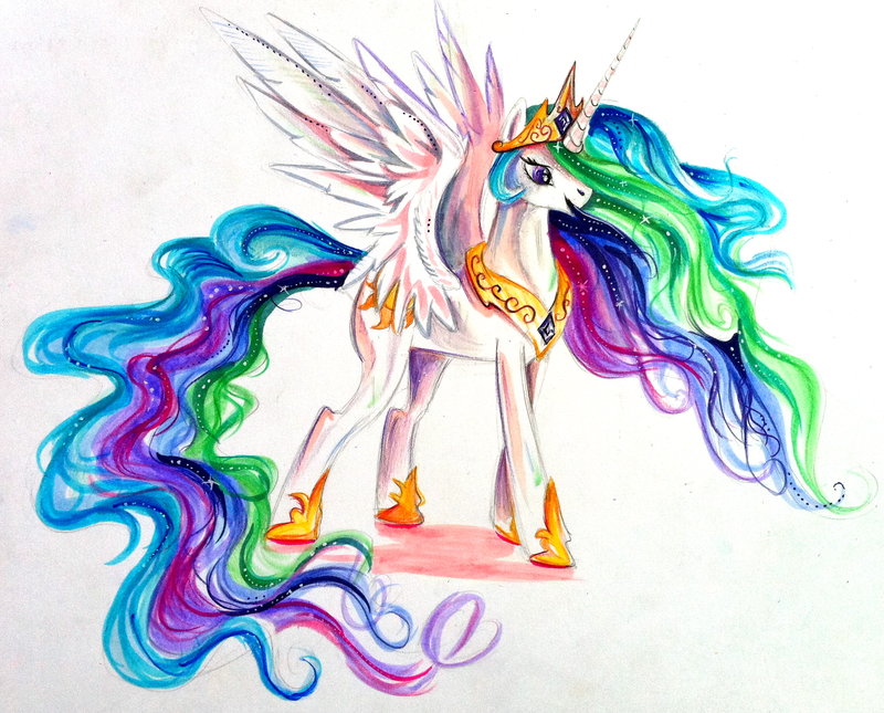 800x645 Princess Celestia By On @ My