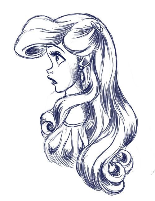 500x651 Gallery Drawing Of Disney Princess,
