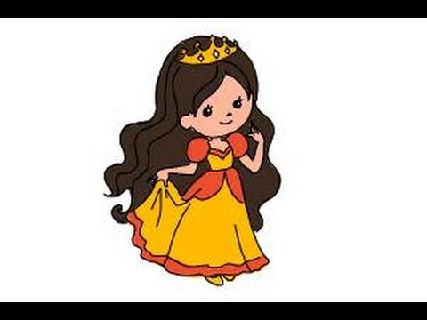 480x360 How To Draw A Princess For Kids