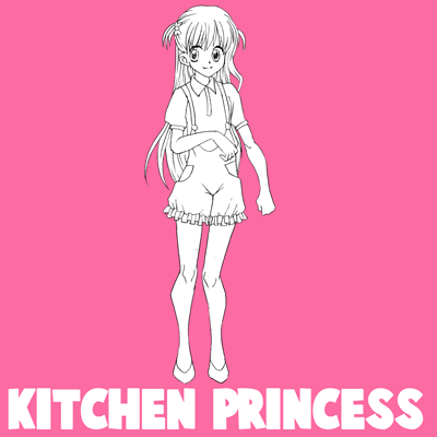 400x400 How To Draw Kitchen Princess With Easy Step By Step Drawing