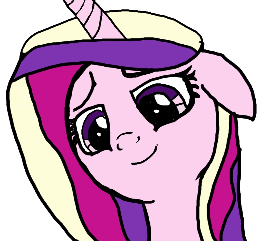 878x821 Princess Cadence (Drawing Tablet) By Anormalbrony