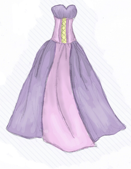 501x644 Princess Dress (Alternate Design) By Amphany