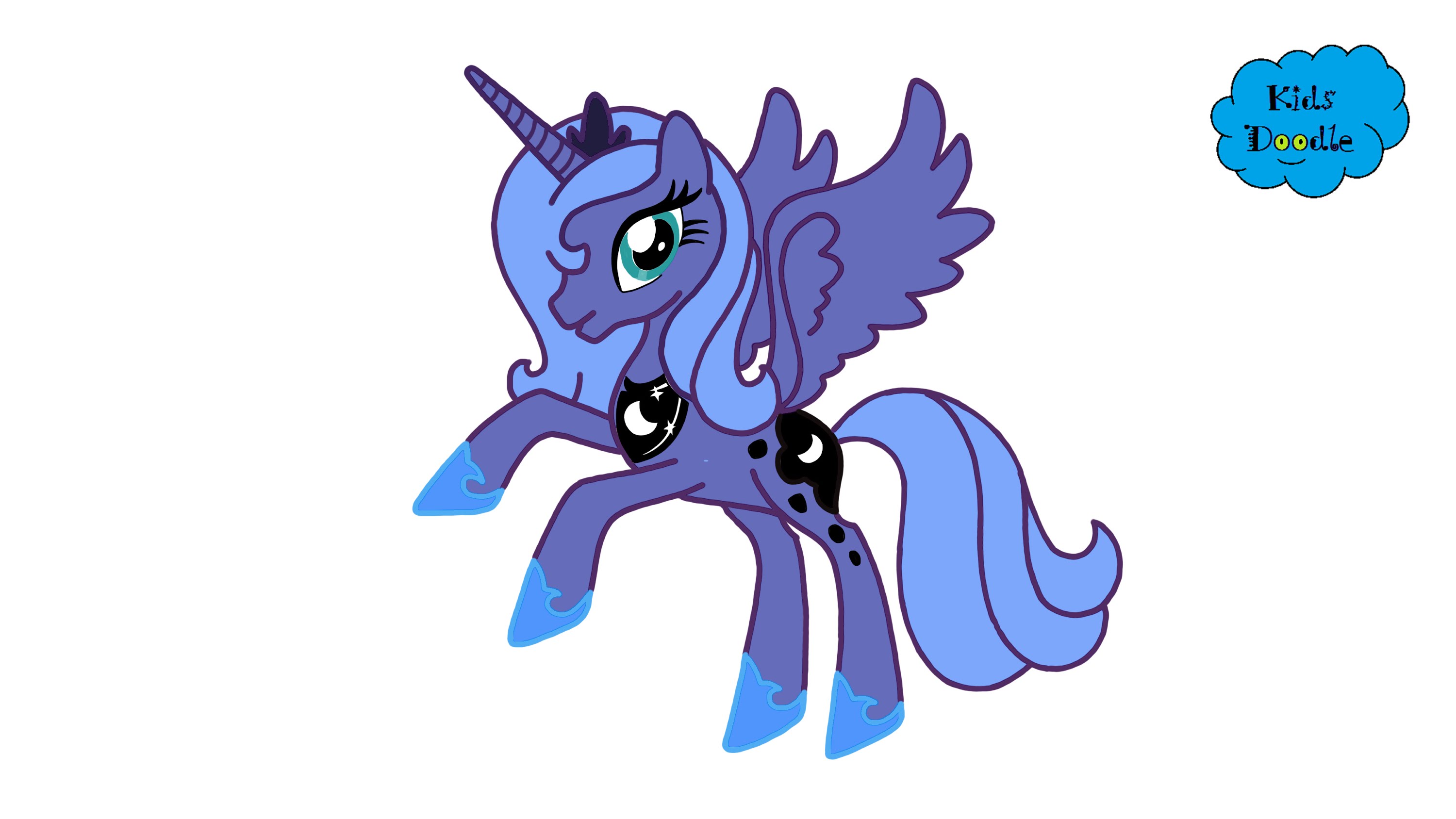 3000x1688 How To Draw Princess Luna From My Little Pony Episodes Full Step