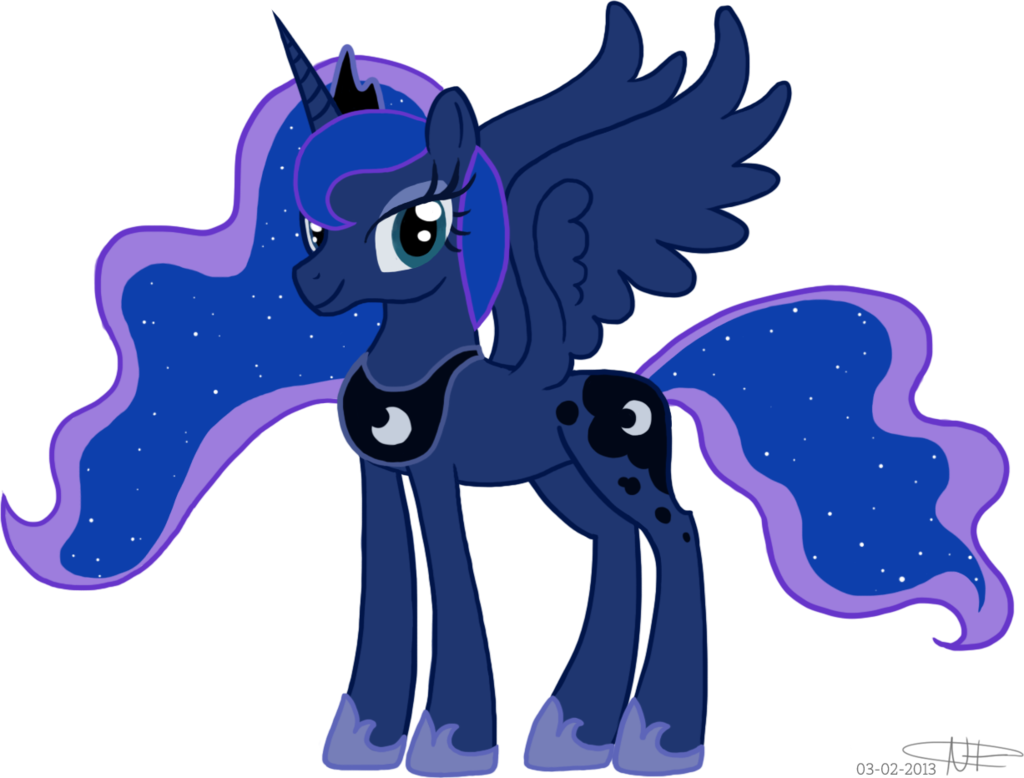 1024x778 Princess Luna Da By Pizzaniall