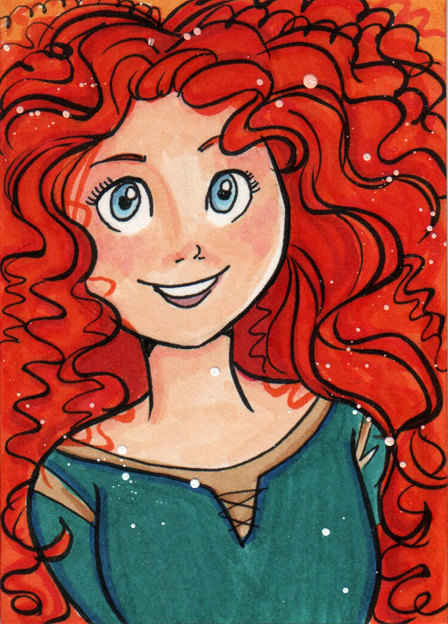 Princess Merida Drawing at GetDrawings | Free download