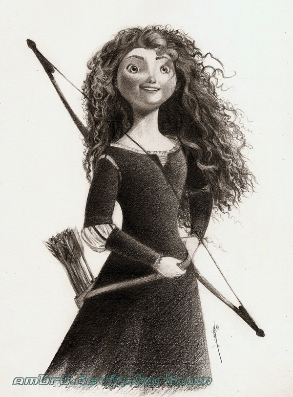 600x812 Princess Merida (Brave) By Ambr0