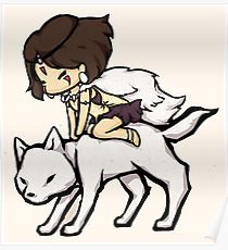 210x230 Princess Mononoke Drawing Posters Redbubble