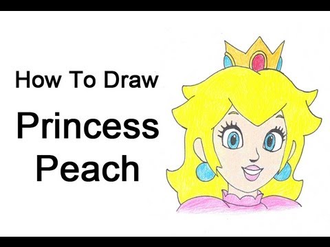 480x360 How To Draw Princess Peach (Super Mario Bros.)