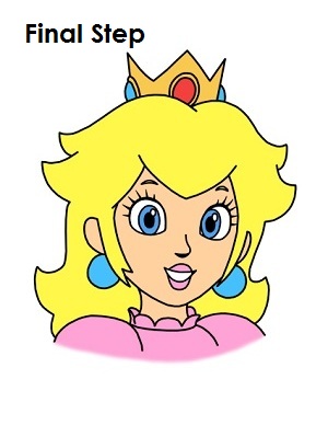 300x388 To Draw Princess Peach