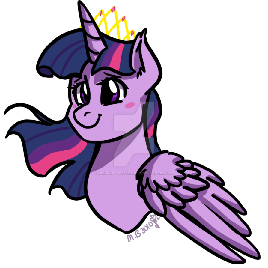 894x894 Princess Twilight Sparkle (My Little Pony) By Midnight Blossom3010