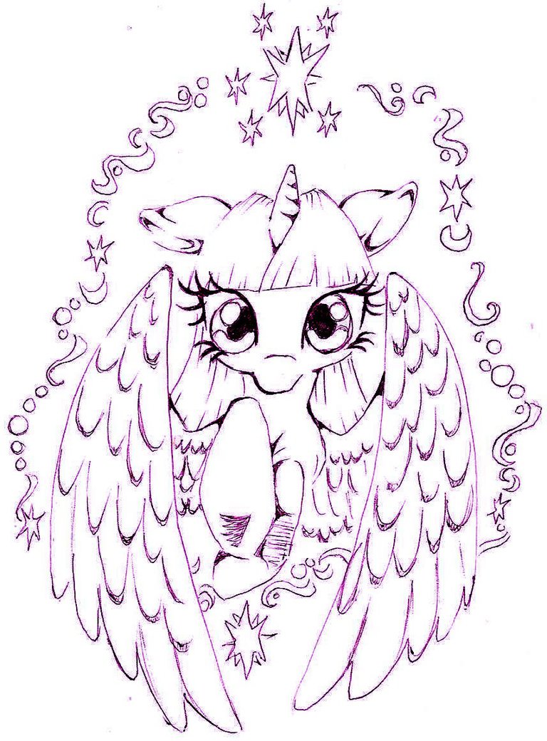768x1041 Princess Twilight Sparkle Lineart By X Crystalrose X