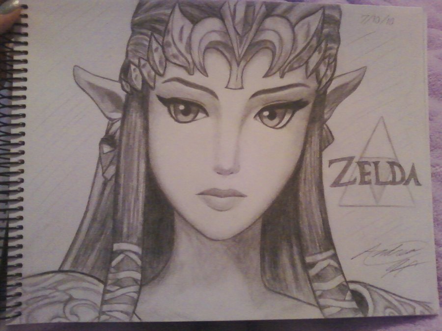 Princess Zelda Drawing at GetDrawings | Free download