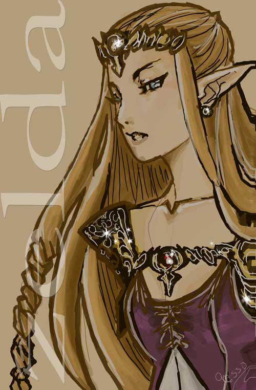 500x762 Zelda Twilight Princess By Marubad