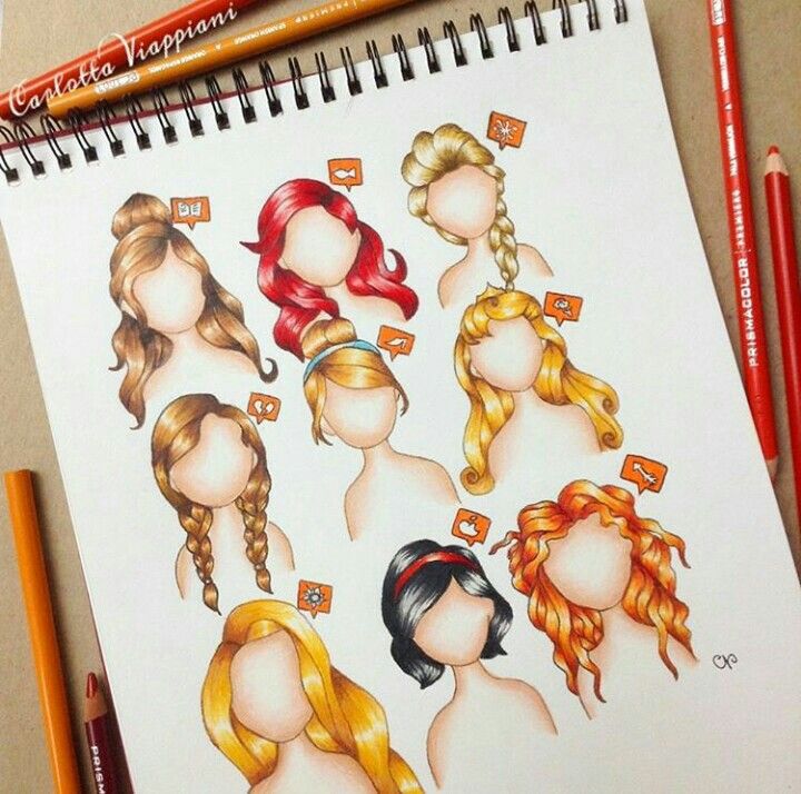 720x714 Instagram Disney Princesses Drawing Art