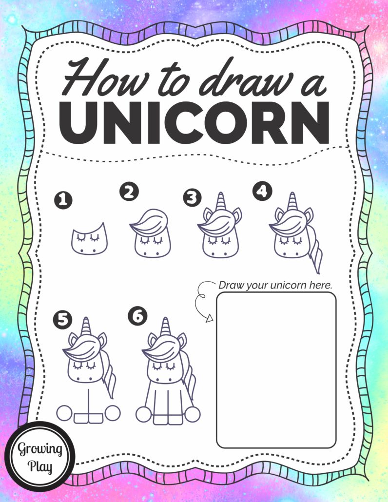 796x1030 How To Draw A Unicorn