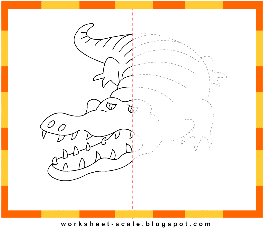 1085x946 Free Printable Drawing Worksheets For Kids Alligator Worksheet