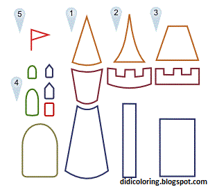 300x270 Printable How To Draw A Castle And Free Download